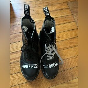 Limited edition rare Dr. Martens SexPistols 60th anniversary boots